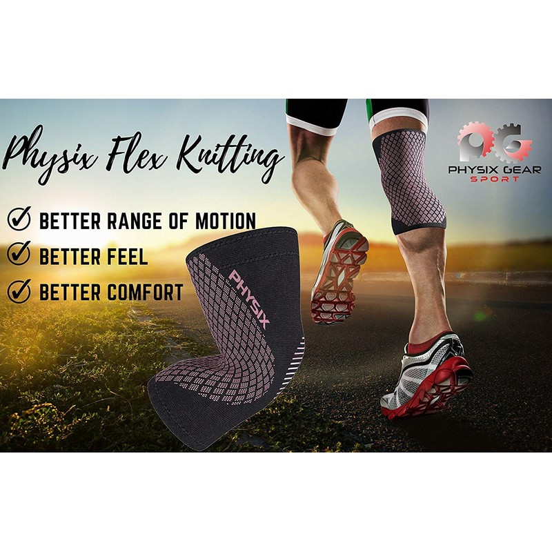 PHYSIX GEAR Knee Support Brace - Premium Recovery & Compression