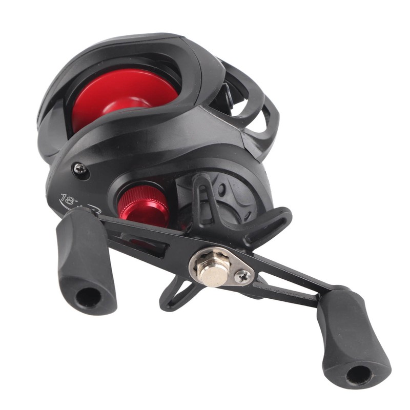 7.2:1 High Speed Baitcasting Reel Lightweight 18+1BB Magnetic Brake Fishing