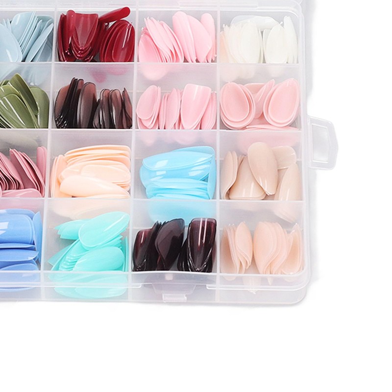 Sonew 576 Piece Press On Nails Set, Colourful Artificial Nails,