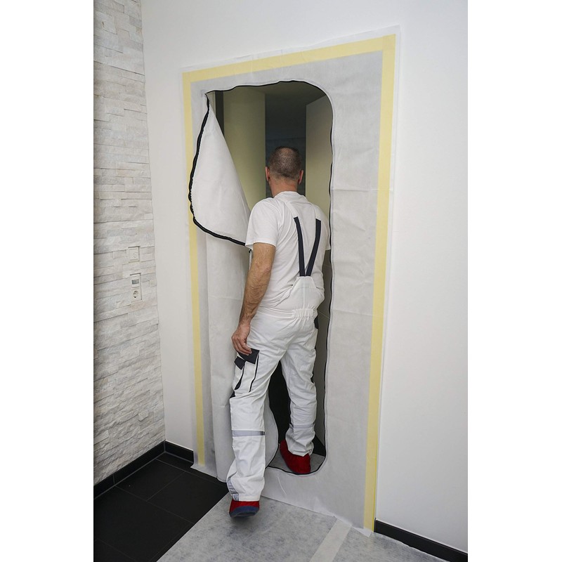 Non-Woven Dust Protection Door 220 x 110 cm Breathable Polypropylene