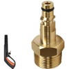LALOCAPEYO Pressure Adapter Set M22 Quick Connect Kit for High