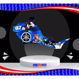 Mocarves Yamaha YFZ 50 Graphics Kit for Yamaha YFZ 50 YFZ 50 Decal Yfz Stickers ATV