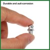 Motoforti 100 Pcs M6x1 Grease Nipple Fitting Straight 180 Degree