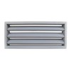 Miller Shingle Clear Cedar Foundation Vent with Louvers, Primed -