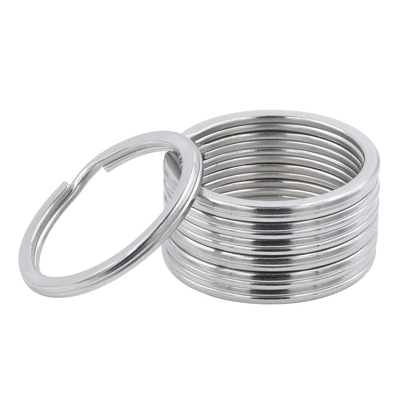 ebuyerfix 100 Pcs with 25mm to 28mm Round Key Rings