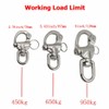 Swivel Eye Snap Shackle 316 Stainless Steel Quick Release Swivel