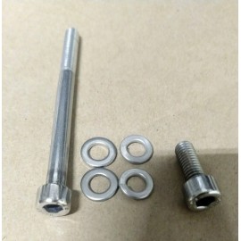 Stainless Cycle Honda TRX450r 450er 400ex 400x Oil Filter Cover Polished Stainless Bolts Screws