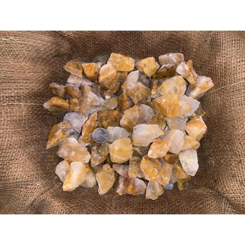 3000 Carat Lots of Citrine Rough Plus a FREE Faceted