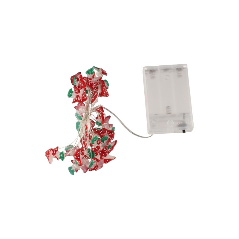 zaoalife Mushroom Fairy String Lights, 30 LED String Lights 3D