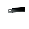LASE 1/2U (Space) Black Heavy Duty Flanged 16GA Blank Rack
