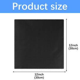 16 Pack Large Microfiber Glasses Cleaning Cloth 12 x12 inches, Oversized Lens Cleaner Cloth Microfiber Glasses Cleaning Cloths for Electronics, TV Screens, Eyeglasses, Lens, Phones and Laptops