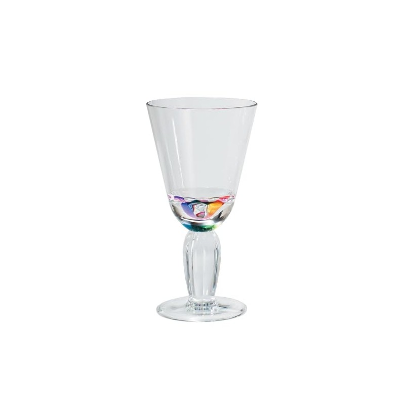 Merritt International 24040 Rainbow Diamond Wine Glass