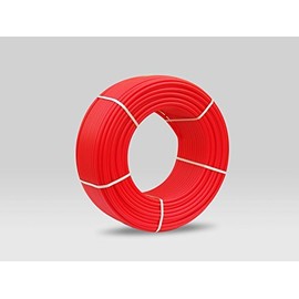 EFIELD PEX PIPING RED COLOR IN 1INCH - 100ft LENGTH FOR POTABLE WATER - NON OXYGEN BARRIER PIPING FOR HOT/COLD WATER - PLUMBING AND HEATING APPLICATIONS - FLEXIBLE FOR EASY INSTALL OR REPAIR - …