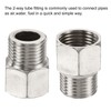 MECCANIXITY Stainless Steel Hex Reducer Pipe Fitting G3/4 Female to