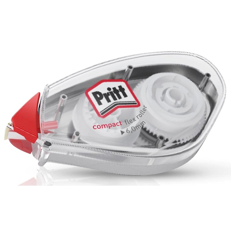Pritt 1 x 6mm x 10m Clear Plastic Correction Tape