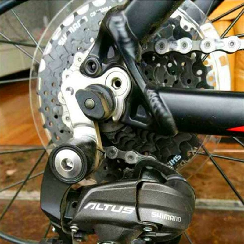 2 Sets Alloy Bike Rear Derailleur Hanger Transmission Tail Hook