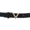 Valentino Ladies Divine Belt, Black/Gold, W120, black/gold