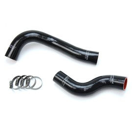 HPS Performance Black Silicone Radiator Hose Kit Coolant Compatible for Lexus 2015-2018 RCF 2016-2018 GSF 2022 IS500 V8 5.0L, 57-1632-BLK
