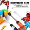 4Pcs Resin Mixer Paddles,Epoxy Mixer Attachment for Drill,1/4" Drill Reusable