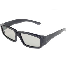Digicharge 10 x Black Polarized 3D Glasses for Home Theater TV