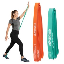 THERABAND Banda de Alta Resistencia, Bandas elásticas para Mejorar la flexibilidad, rehabilitación de Lesiones y Entrenamientos de Cuerpo Completo, Ba