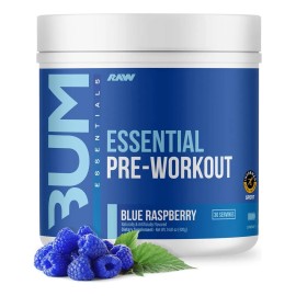 Pre Entreno Cbum Essential RAW Nutrition 30 Servicios Sabor Blue Raspberry CBUM Polvo