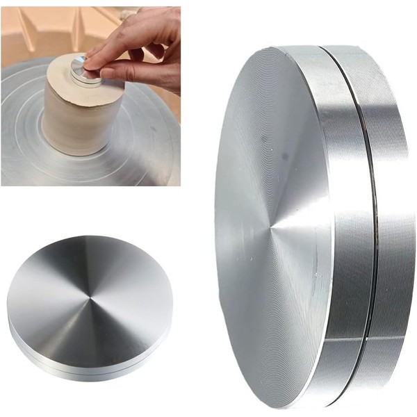 30mm Silver Ceramic Clay Pottery Throwing Trimming Spinner Tool,Clay Ceramic