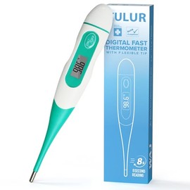 Efficient Digital Thermometer for Adults, Babies, Kids - 8-Second Fast Measurement with Fever Alert