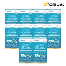 [Roniwell] Multicare Supercritical Altige Omega 3 30 capsules x 10 (total 10 months supply) rTG formula / [로니웰] 멀티케어 초임계 알티지 오메가3 30캡슐 x 10개 (총 10개월분) rTG 식