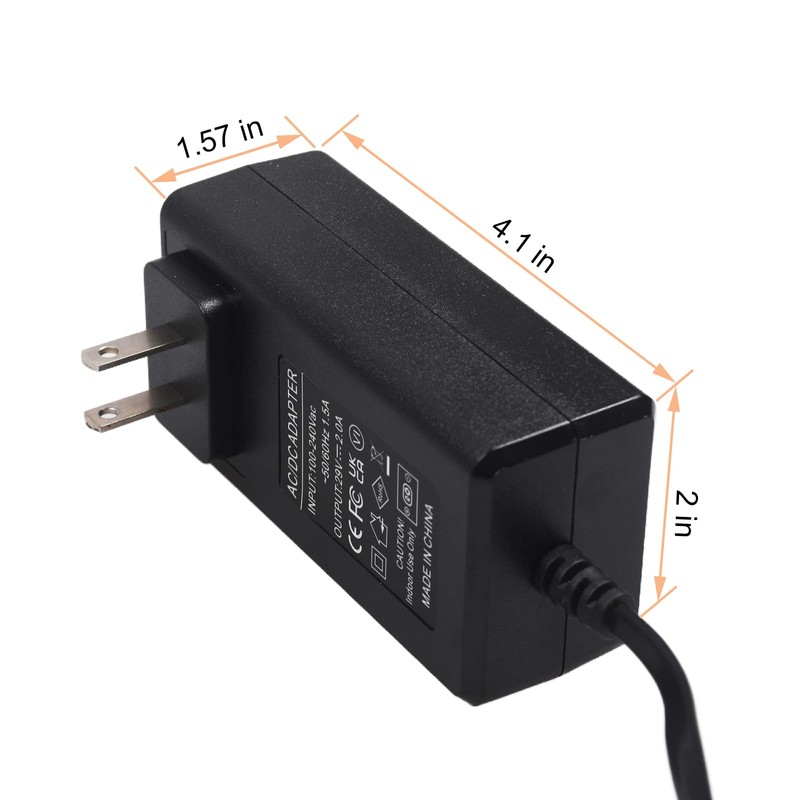 kzfuli Recliner Power Supply, AC/DC Power Adapter 2-pin 29V 2A