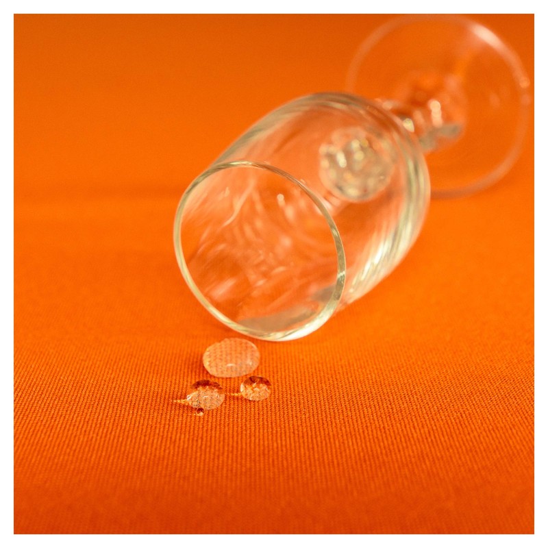 StoffTex Tablecloth, Table Runner, Table Linen, Table Decoration, Tablecloth (Orange,