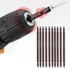 10Pcs Double End Screwdriver Bits H6.3 Magnetic CrossShaped Bit Long