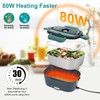 SOHIDA Electric Lunch Box Food Heater, 80W Portable Warmer for