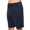 BOSS Men's Soft Ribbed Sweat Shorts, Blue Marine, Small