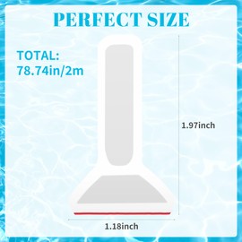 Bathtub Splash Guard, 79 Inch Soft Silicone Collapsible Shower Water Guard, Double-Sided Tape for Dry and Wet Separation, 360° Twist Recovery Shower Splash Guard for Toilet, Washing Machine, Sink