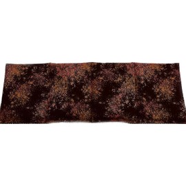 Grain Cushion Organic Rye 4 Compartments 50 cm x 17 cm Terracotta / Black Mottled