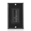 Brush Wall Plate Decora Style, Cable Pass Through Faceplate Insert