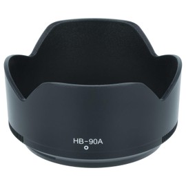 vhbw Lens Hood Compatible with Nikon Nikkor Z DX 50-250 mm f/4.5-6.3 VR Lens with 86 mm Screw Thread - Lens Hood, Matte Black, 47 mm