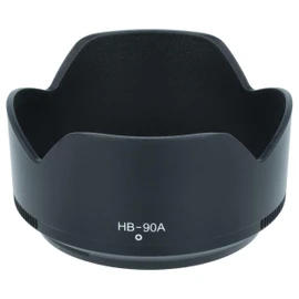 vhbw Lens Hood Compatible with Nikon Nikkor Z DX 50-250 mm f/4.5-6.3 VR Lens with 86 mm Screw Thread - Lens Hood, Matte Black, 47 mm
