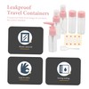 Healeved 7pcs Portable Leakproof Travel Containers Toiletry Bottles Set Squeezable