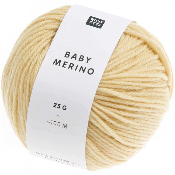 Rico Baby Merino dk Colour 10 Vanilla, Baby Wool Pure
