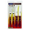 Tramontina Jumbo Steakbesteck, Set 4-teilig, mit 2 Steakmessern und 2