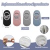 VEGCOO Women Non Slip Yoga Socks Black + Grey +