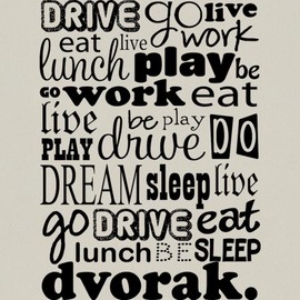 CafePress Dvorak Livegobe Blk Canvas Tote Top Zipper Closure