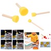 Kare & Kind 30-Piece Round Sponge Brush Set, Painting Tools,