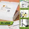 1000 Etiqueta Térmica Directa 4x6 Papel Adherible Blanco Para Impresora