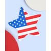 xo, Fetti Fourth of July Star Napkins - 3-ply, 50