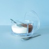 Balvi - double sugar bowl in acrylic. With two compartments.