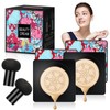 2 Pcs Mushroom Head Air Cushion CC Cream, Moisturizing &