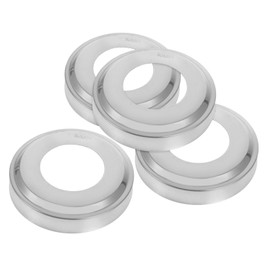 SEWACC 4pcs Heavy Duty Stainless Steel Pool Ladder Covers for Inground Pool Handrails Multifunctional Replacement Parts for Sturdy Protection and Safety